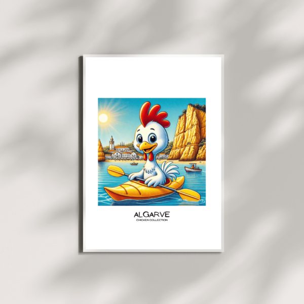 Chicken Collection – Kayak Edition | Poster 55x75 cm