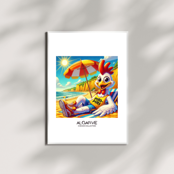 Chicken Collection – Beach Edition | Poster 55x75 cm
