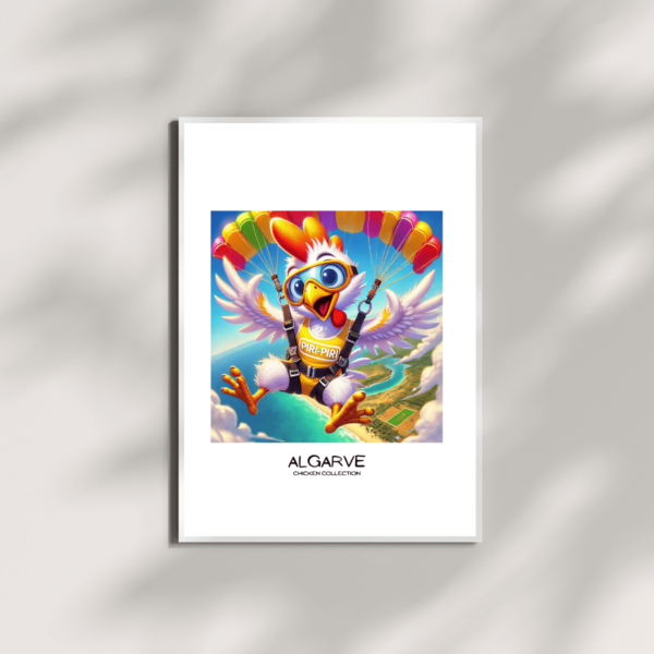 Chicken Collection – Parachute Edition | Poster 55x75 cm