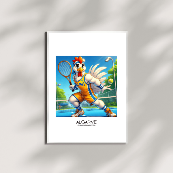 Chicken Collection – Tennis Edition | Poster 55x75 cm
