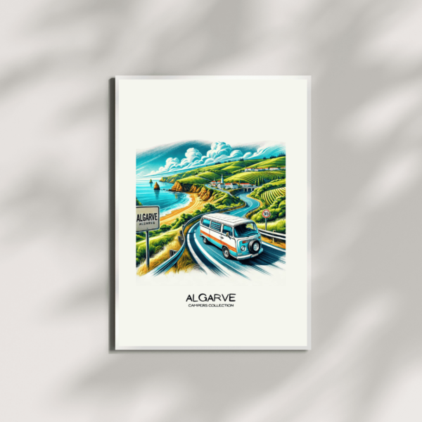 Campers Collection – Green Hills Edition | Poster 55X75cm