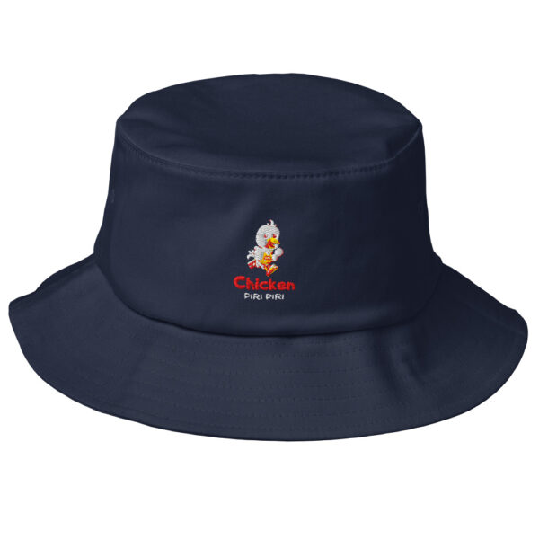 bucket-hat-navy-front-whith-piri-piri-chicken-logo